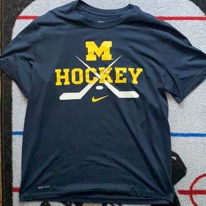 Michigan hockey dry fit